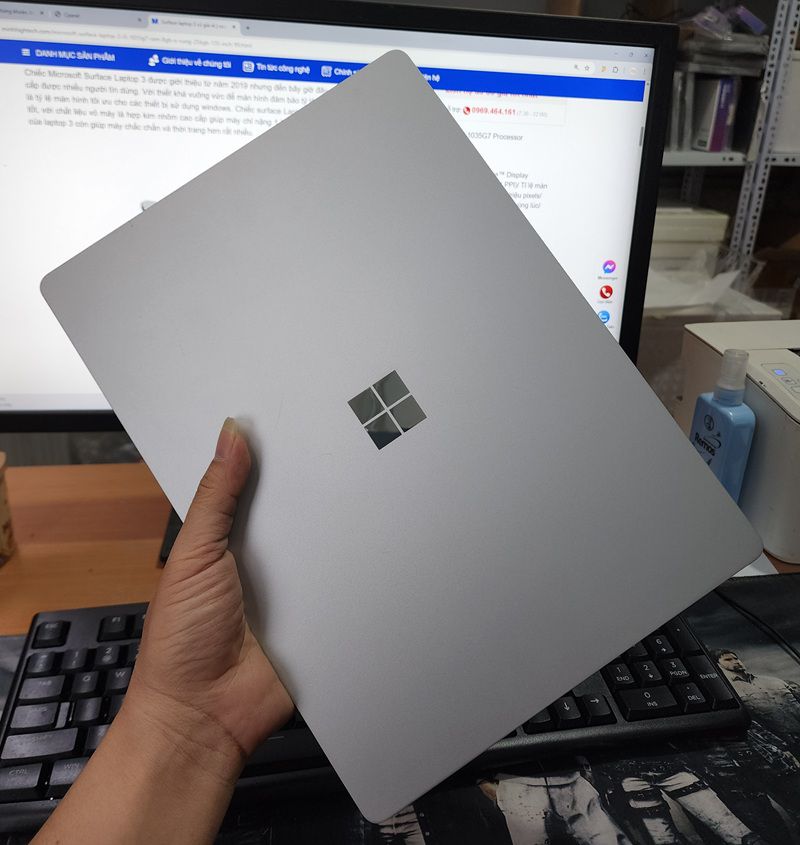 Microsoft Surface Laptop 3  i5-1035G7 Ram 8GB ổ cứng 256GB  13.5 inch (99%)